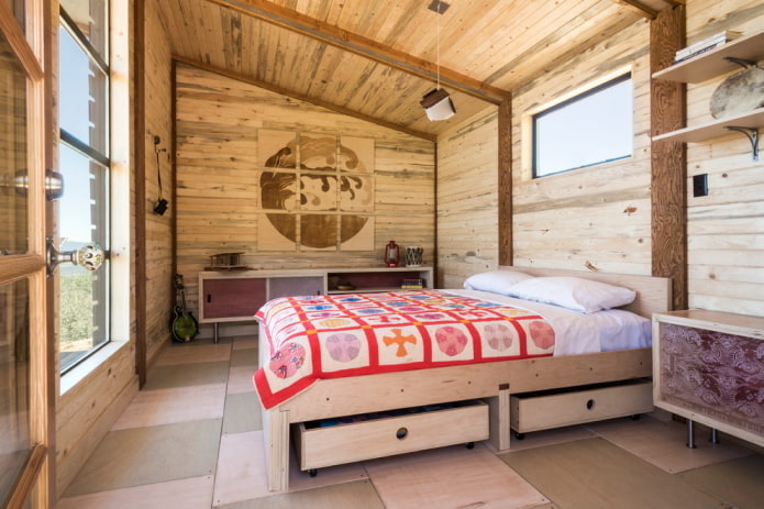 mobili per la camera da letto in stile rustico