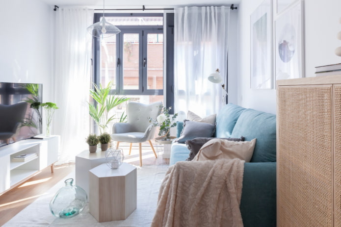 Piccolo soggiorno scandinavo