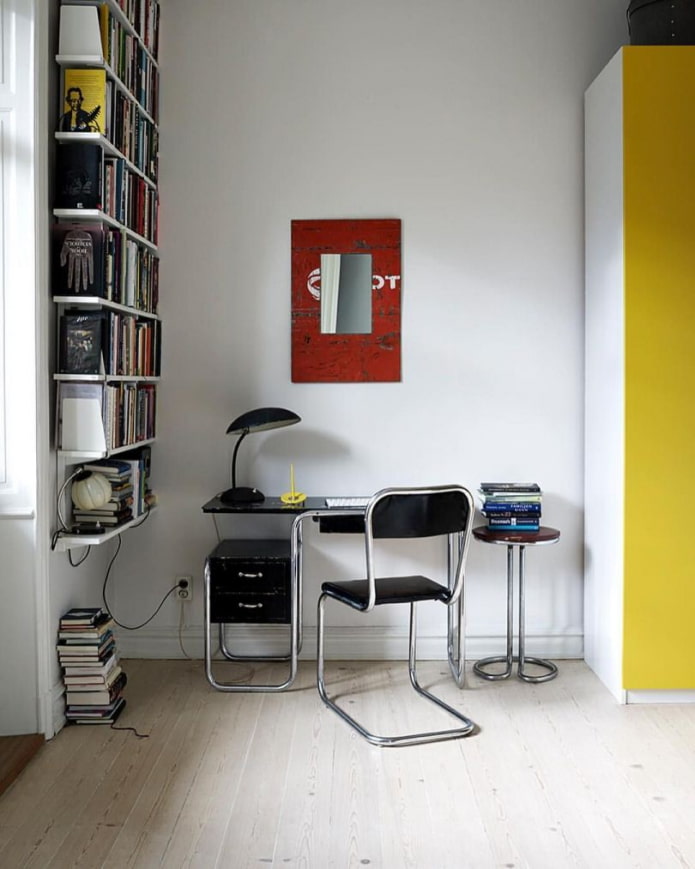 Spazio di lavoro in stile Bauhaus