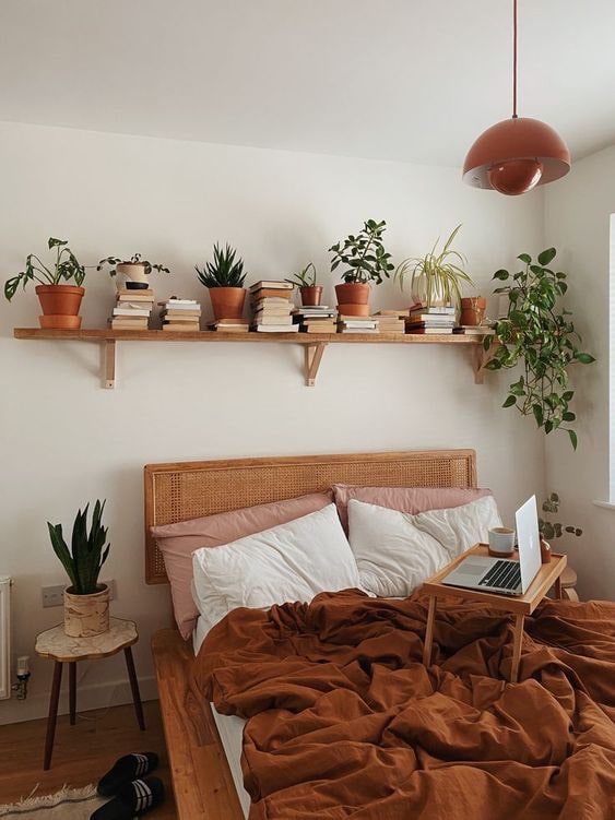 Camera da letto in stile ecologico