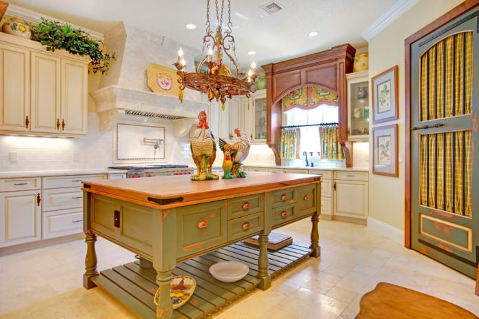 cucina in stile country