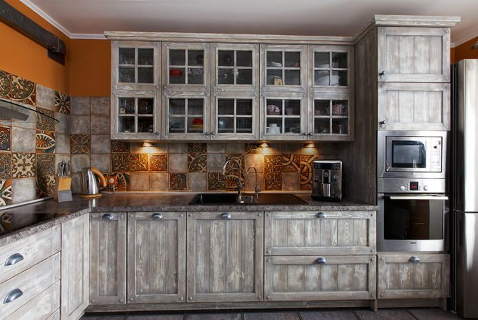 cucina in stile rustico