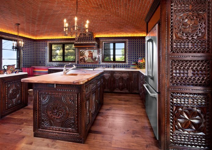 cucina in stile orientale