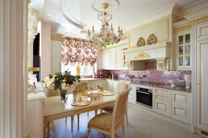 cucina in stile rococò
