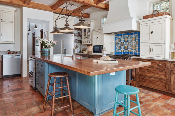 Cucina in stile mediterraneo