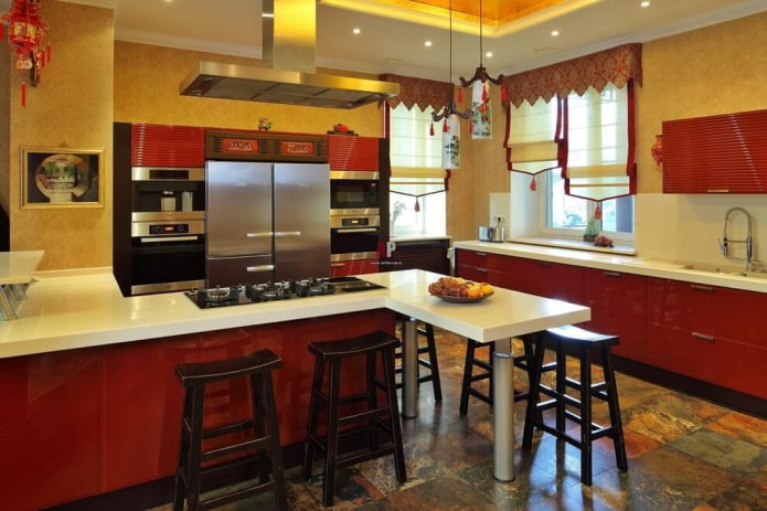 cucina in stile cinese