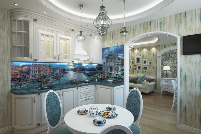cucina in stile veneziano