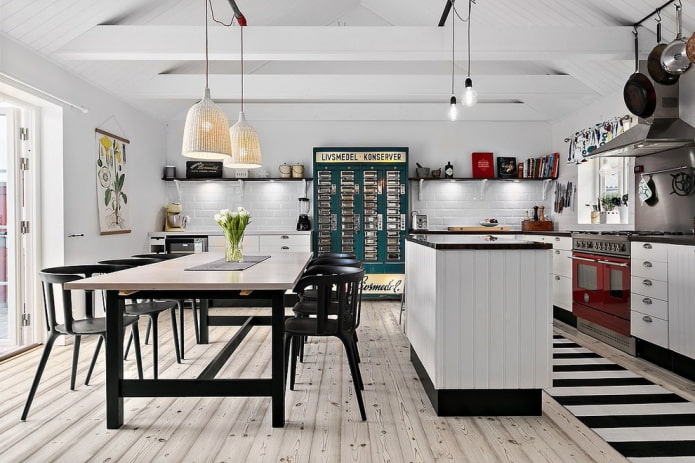 cucina in stile retrò