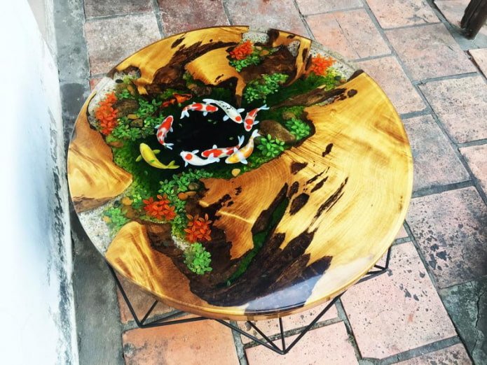 Tavolo dipinto