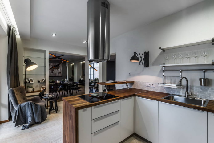 Piano di lavoro in legno