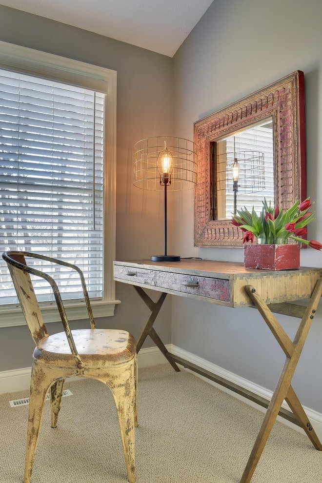 toeletta in un interno in stile loft