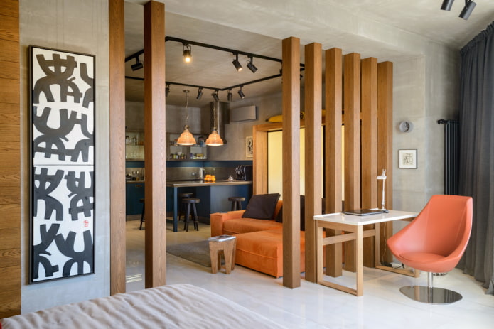 studio design in stile industriale