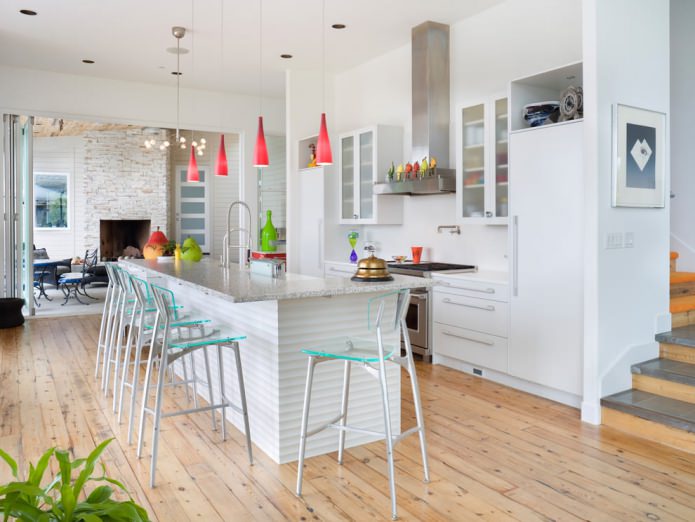 Design delle sedie in un interno moderno