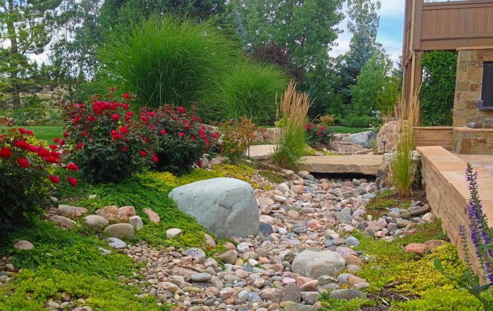 pietre nel design del giardino