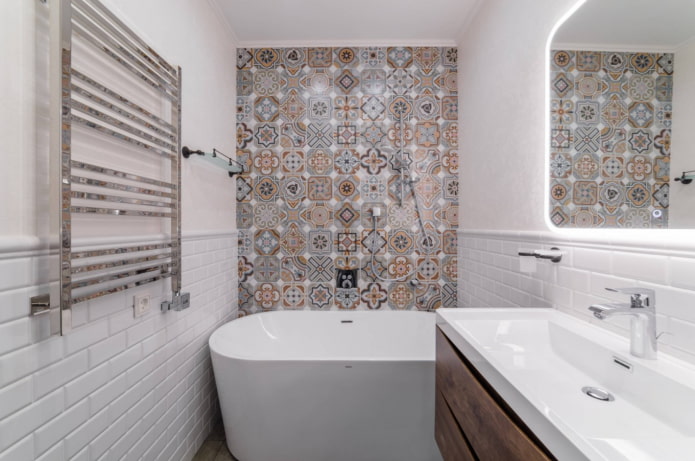 piastrelle orientali in bagno