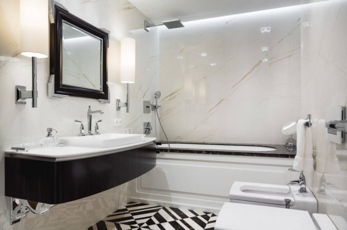 stile classico in bagno