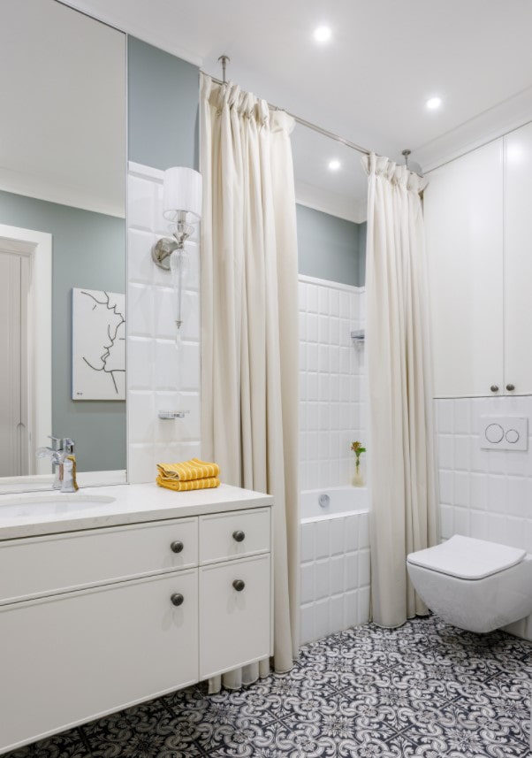 bagno scandinavo moderno