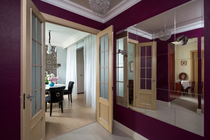 porte beige all'interno