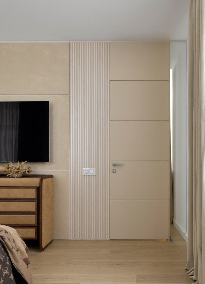 porte beige negli interni