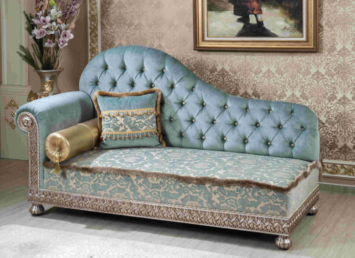 pouf per interni in stile classico