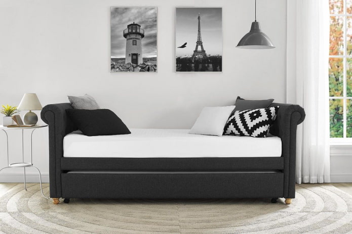 pouf senza schienale all'interno