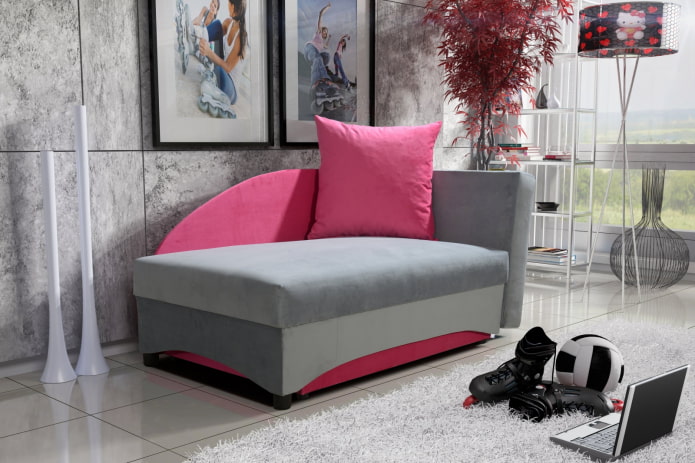 piccolo pouf all'interno