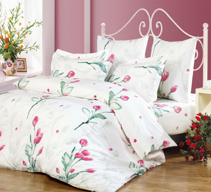 biancheria da letto colorata