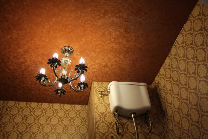 soffitto con texture vellutata
