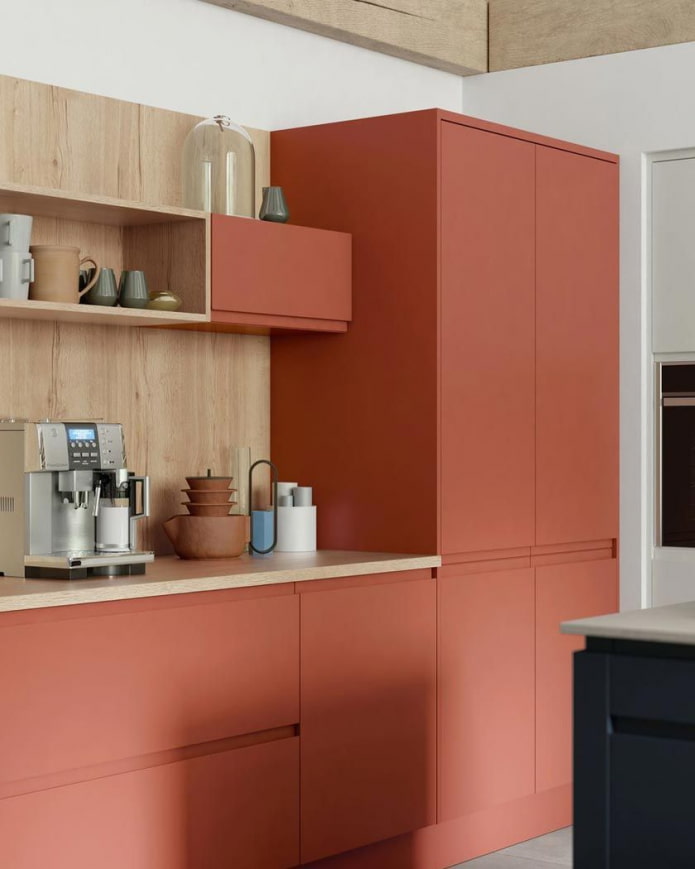 cucina in terracotta opaca