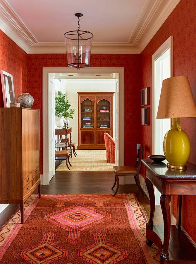 corridoio in terracotta chiara
