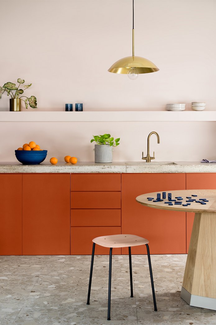 cucina in terracotta
