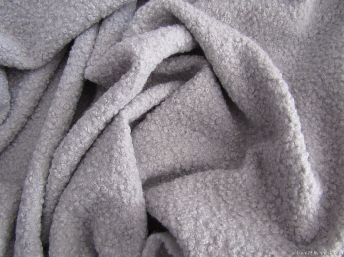 texture tessuto bouclè