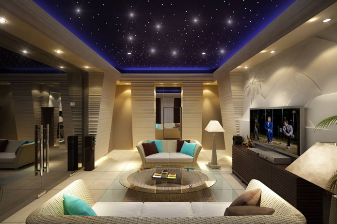 illuminazione spot nel design degli interni