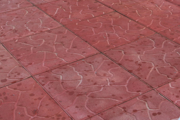 lastra per pavimentazione trapezoidale con texture nuvola