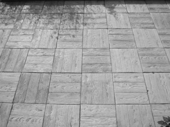 piastrelle per marciapiede con texture a tavola