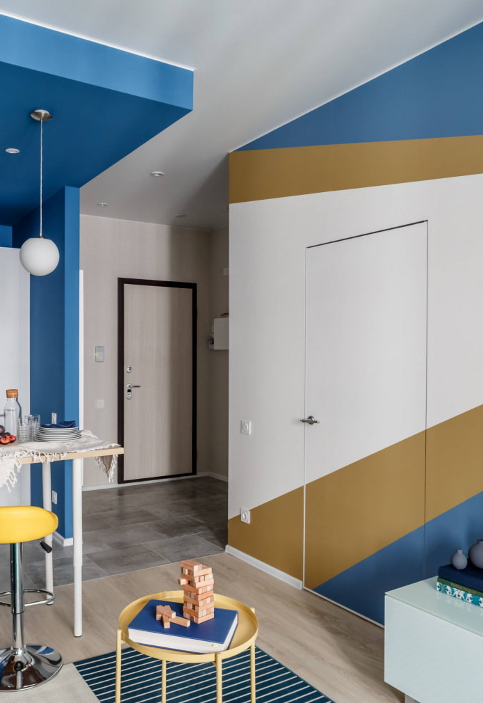 porte multicolori negli interni