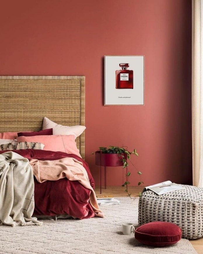 arredamento camera da letto marsala