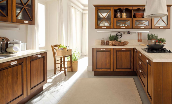 cucina color noce