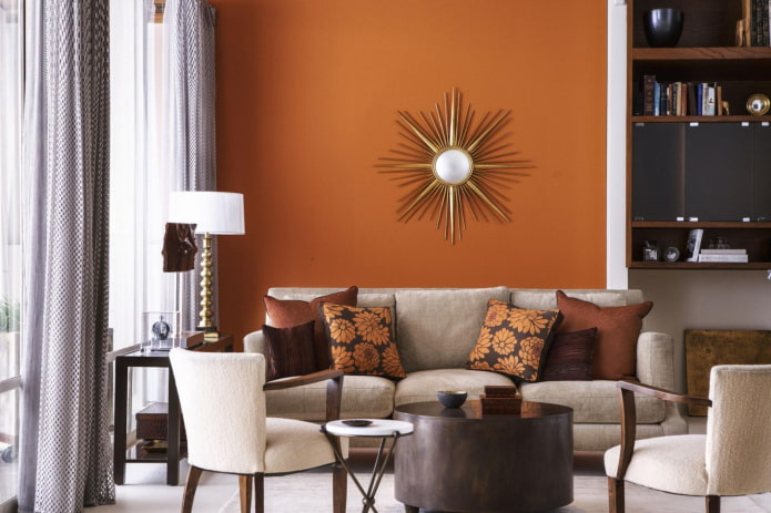 Soggiorno secondo il Feng Shui nella zona della terra
