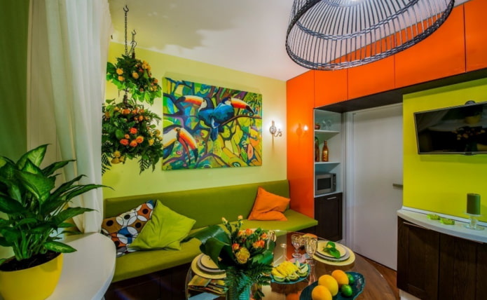 combinazione con il verde secondo il Feng Shui