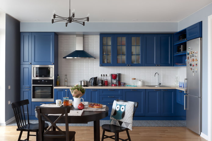 combinazione di pareti con mobile cucina