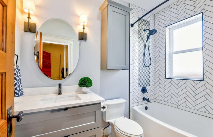 bagno grigio-blu