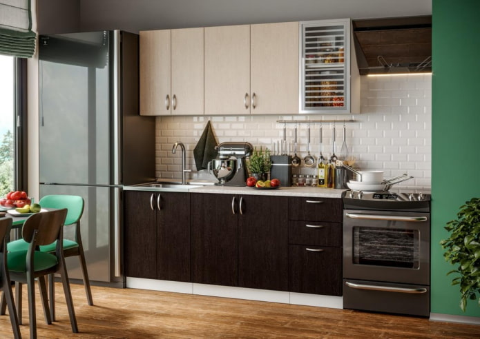 cucina wenge rovere latteo