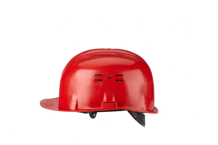 casco rosso