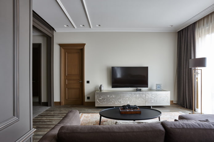 Mobile TV opaco all'interno