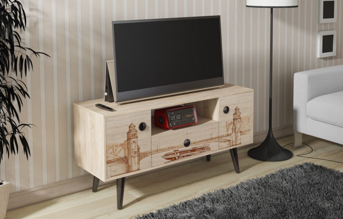 mobile TV originale per interni