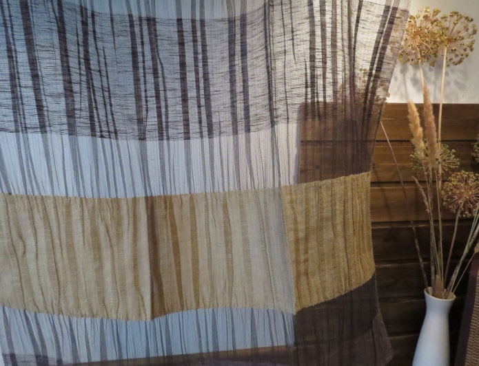 tulle plissettato