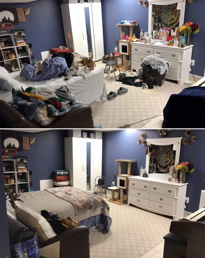 Camera da letto magica