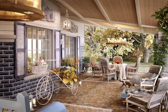 Terrazza in stile provenzale