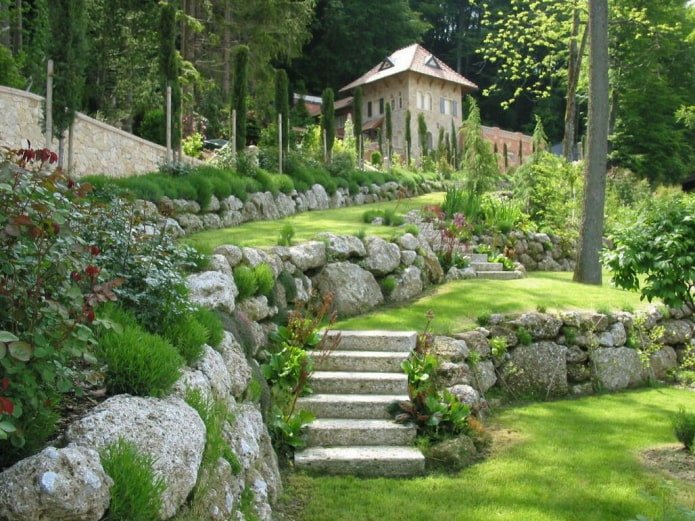 muri di contenimento in muratura a secco